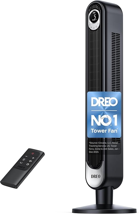 Dreo DR-HTF001 Tower Fan Review: Quiet, Powerful, and Energy Efficient 2025