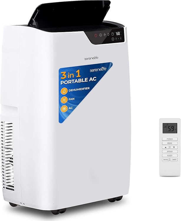SereneLife SLACP12 12000 BTU Portable Air Conditioner Review 2025