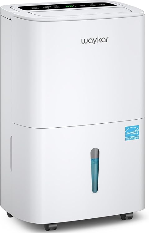 Waykar YDZ-80 80-Pint Energy Star Dehumidifier for Large 5000 Sq. Ft Spaces 2025