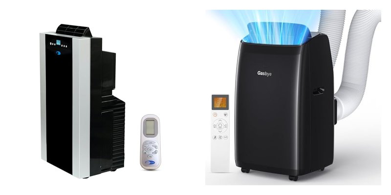 14000 BTU Dual Hose Portable Air Conditioners for Efficient Cooling