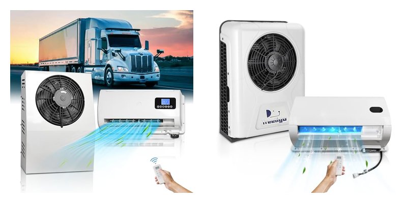 24V DC Air Conditioners for Trucks, RVs, and Outdoor Use