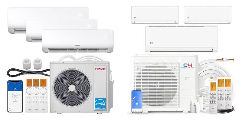 36000 BTU 3 Zone Mini Split Systems for Efficient Home Cooling and Heating