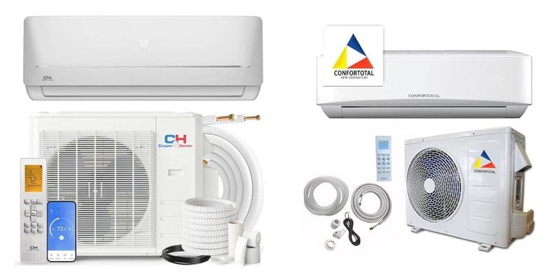 6,000 BTU 110V Mini Split Air Conditioners and Heat Pumps for Efficient Cooling and Heating