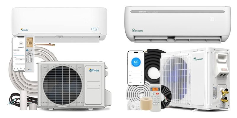 9000 BTU Mini Split Heat Pumps for Efficient Home Cooling and Heating