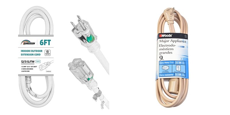 12-Gauge Air Conditioner Extension Cords for Heavy Duty Use