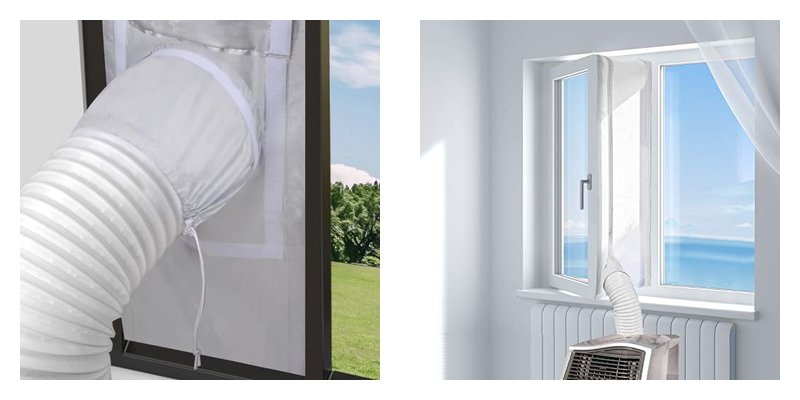 Air Conditioner Window Seals and Units for Roll Out Windows