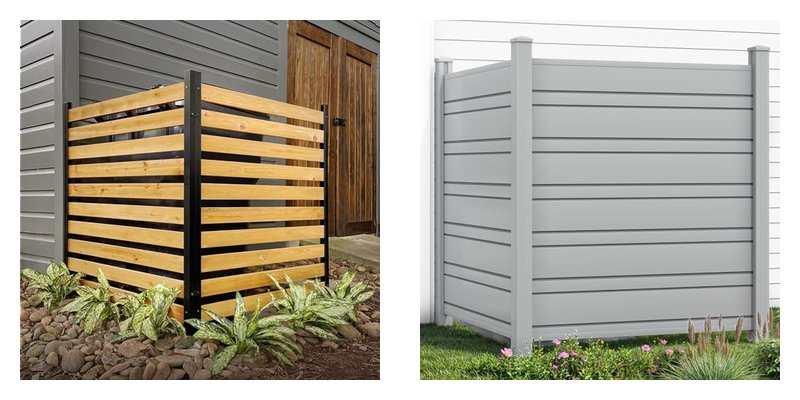 Air Conditioner Privacy Fence Panels for Outdoor Use