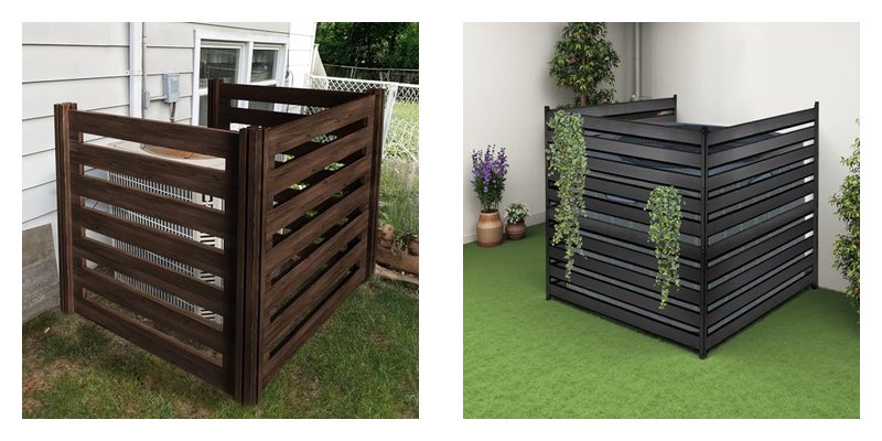 Air Conditioner Surround Fences for Outdoor Privacy and Protection