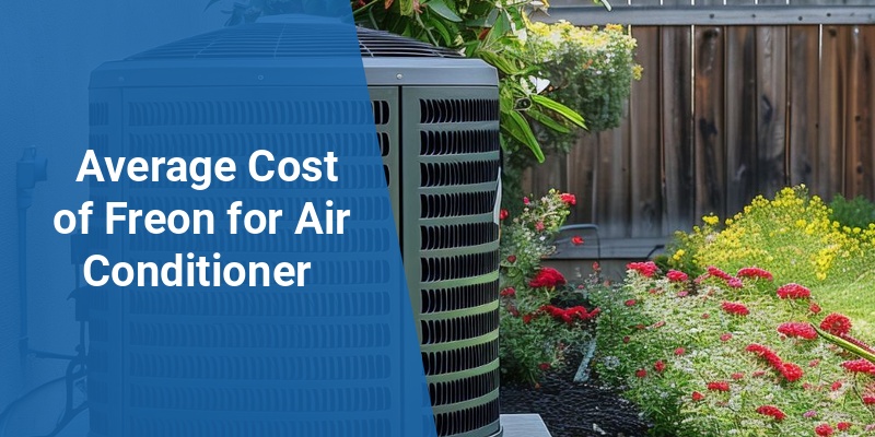average cost of freon for air conditioner