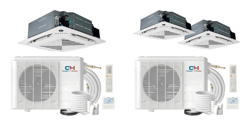 Ceiling Cassette Mini Split Systems for Efficient Cooling and Heating