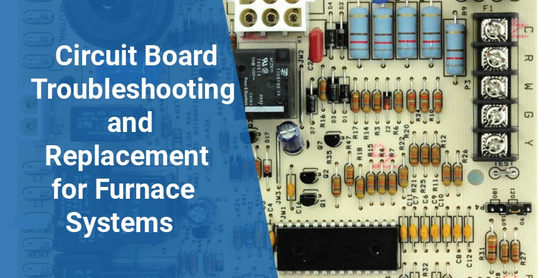 circuit board on furnace