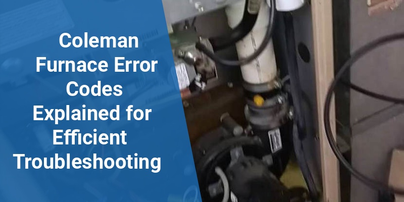 coleman furnace error codes