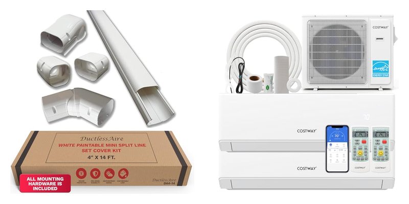 Ductless Air Conditioner Systems and Installation Accessories for Efficient Cooling
