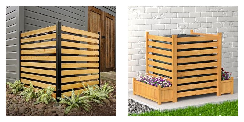 Fence Options to Hide Air Conditioner Units and Boost Outdoor Privacy