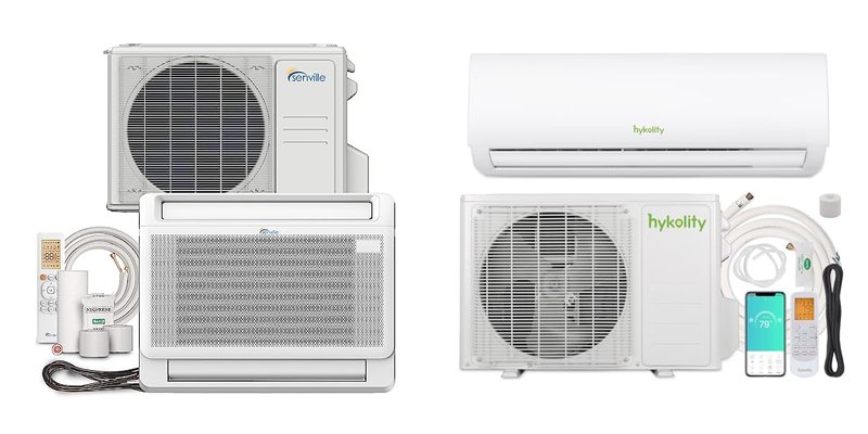 Floor Unit Mini Split Systems and Mounting Bases for Efficient Heating and Cooling