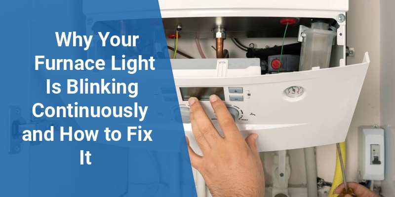 furnace light blinking continuously