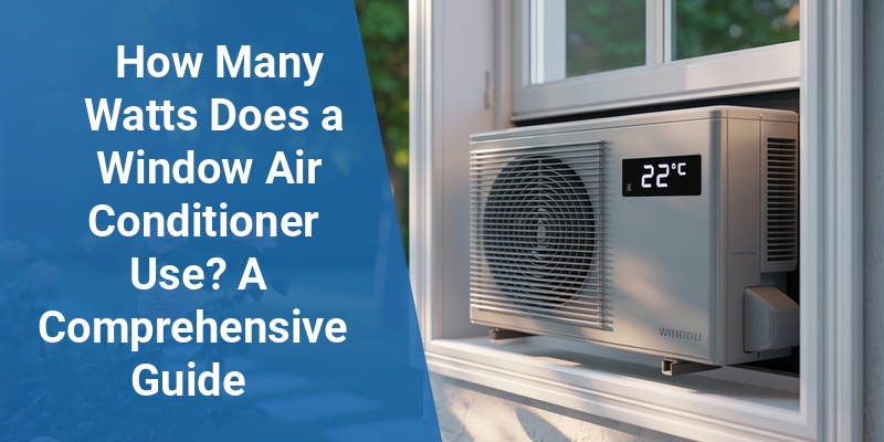 how many watts does a window air conditioner use