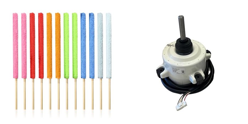 Mini Split Fan Blades and Cleaning Tools for Efficient Cooling