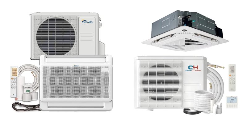 Mini Split Floor Cassette Systems and Mounting Kits for Efficient Cooling