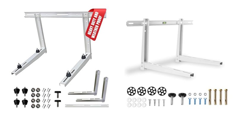 Mini Split Mounting Brackets for Secure Outdoor Installation