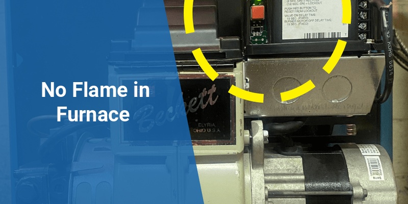 no flame in furnace