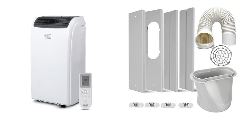 Portable Air Conditioner Kits With Window Vent Kits for Efficient Cooling