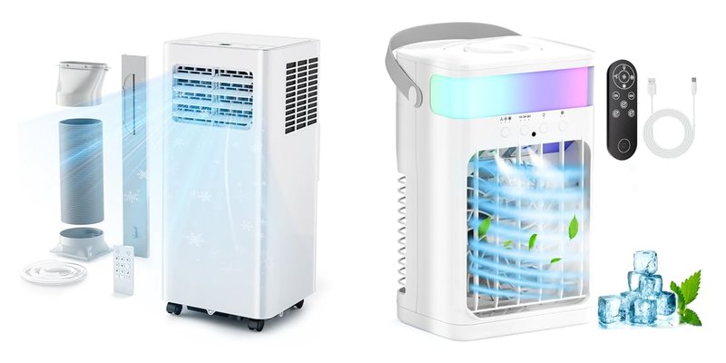 Portable Air Conditioners With Outdoor Visibility and Efficient Cooling