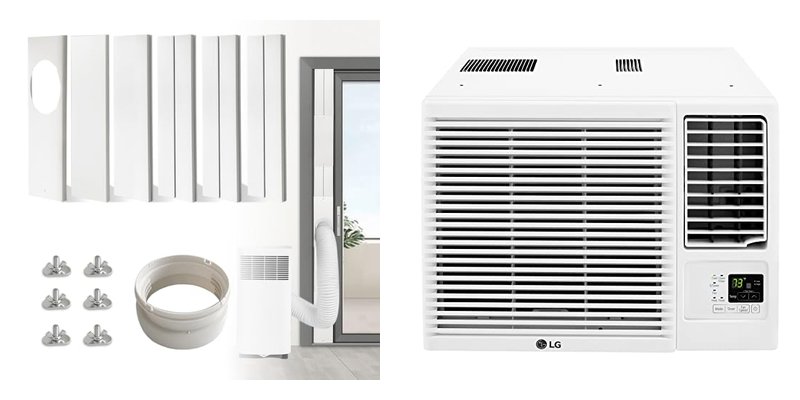 Slide Out Chassis Air Conditioners and Vent Kits for Portable ACs
