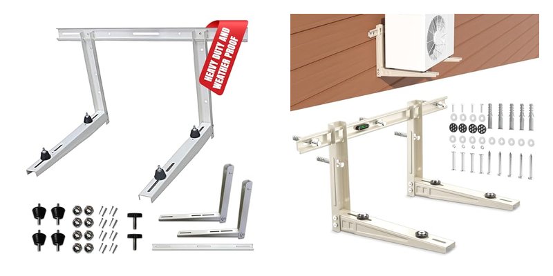 Wall Mounted Mini Split Brackets and Air Conditioners for Efficient Cooling