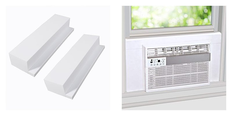 Window Blocks to Seal Air Conditioner Units for Improved Insulation